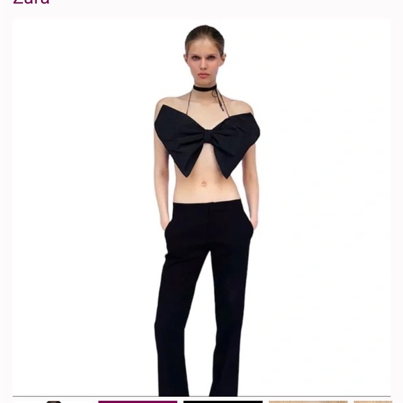 Zara black limited edition top- small - Picture 2 of 3